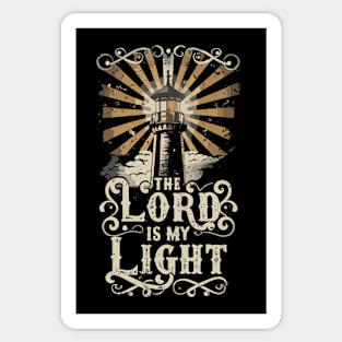 The Lord is my Light Sticker